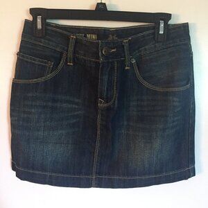 C & V denim mighty mini skirt! Size 26